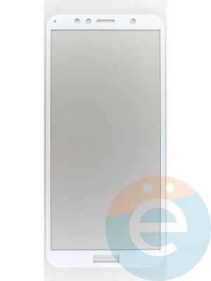 Защитное стекло 2D полноэкранное на Huawei Honor 7A Pro/Y6 2018 белое - фото 45731