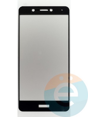Защитное стекло 2D полноэкранное на Huawei Y7 Prime черное - фото 45733