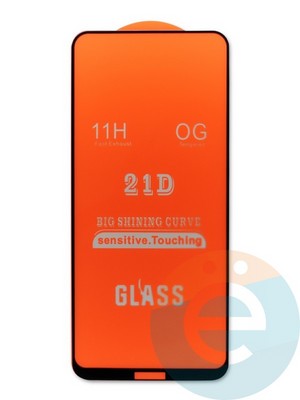 Защитное стекло 9D с полной проклейкой на Nokia 5.4 черное - фото 45800