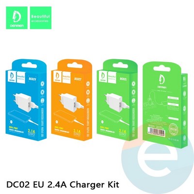 СЗУ Denmen DC02 DUAL USB 2.1A черное - фото 54529