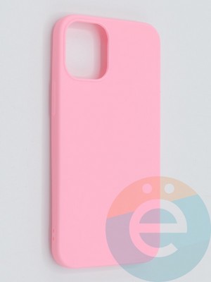 Накладка силиконовая Soft Touch ультратонкая для Apple iPhone 12 Mini розовая - фото 46146