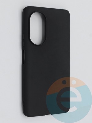 Накладка силиконовая Soft Touch ультратонкая для Huawei Honor 50 черная - фото 46172