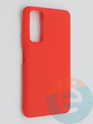 Накладка силиконовая Soft Touch ультратонкая для Huawei P Smart 2021 красная - фото 46174