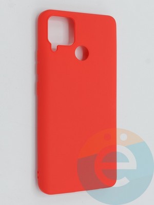 Накладка силиконовая Soft Touch ультратонкая для Realme C15 красная - фото 46213