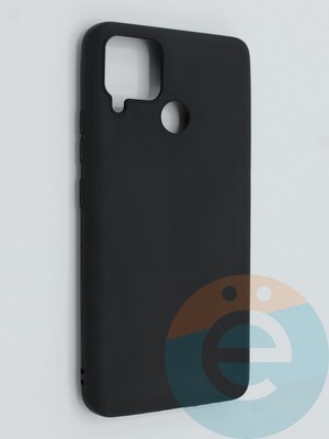 Накладка силиконовая Soft Touch ультратонкая для Realme C15 черная - фото 46214