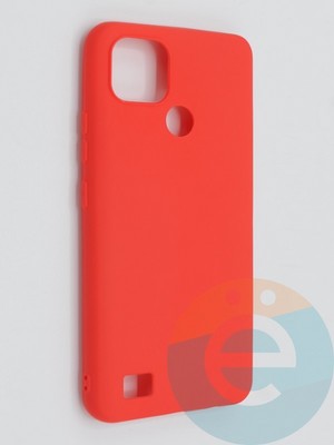 Накладка силиконовая Soft Touch ультратонкая для Realme C21 красная - фото 46215