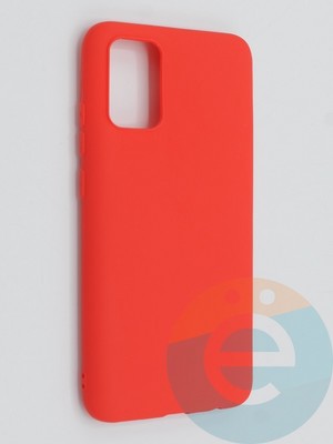 Накладка силиконовая Soft Touch ультратонкая для Samsung Galaxy A02S красная - фото 46217