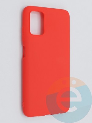 Накладка силиконовая Soft Touch ультратонкая для Samsung Galaxy A03S 4G красная - фото 46221