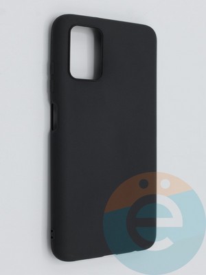 Накладка силиконовая Soft Touch ультратонкая для Samsung Galaxy A03S 4G черная - фото 46225