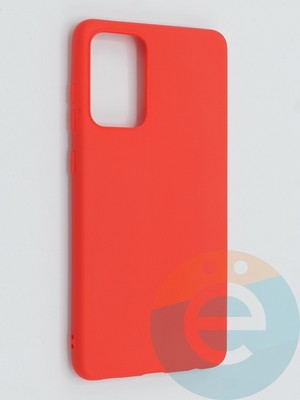 Накладка силиконовая Soft Touch ультратонкая для Samsung Galaxy A72 красная - фото 46249