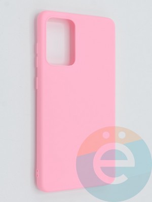 Накладка силиконовая Soft Touch ультратонкая для Samsung Galaxy A72 розовая - фото 46251
