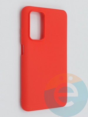 Накладка силиконовая Soft Touch ультратонкая для Xiaomi Mi 10T красная - фото 46270
