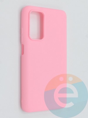 Накладка силиконовая Soft Touch ультратонкая для Xiaomi Mi 10T розовая - фото 46272