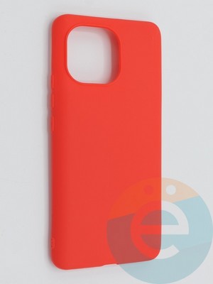 Накладка силиконовая Soft Touch ультратонкая для Xiaomi Mi 11 красная - фото 46279