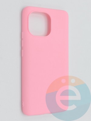 Накладка силиконовая Soft Touch ультратонкая для Xiaomi Mi 11 розовая - фото 46280