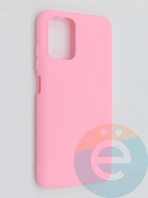 Накладка силиконовая Soft Touch ультратонкая для Xiaomi Redmi Note 10 4G/Poco M5S розовая - фото 46309