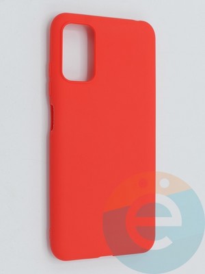 Накладка силиконовая Soft Touch ультратонкая для Xiaomi Redmi Note 10 5G/Poco M3 Pro красная - фото 46312