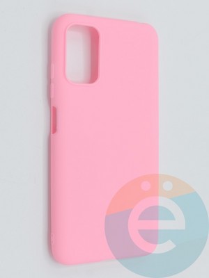 Накладка силиконовая Soft Touch ультратонкая для Xiaomi Redmi Note 10 5G/Poco M3 Pro розовая - фото 46314