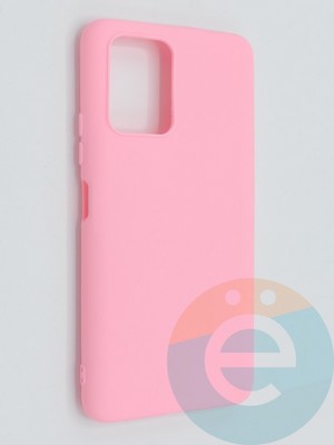 Накладка силиконовая Soft Touch ультратонкая для Xiaomi Redmi Note 10 Pro 5G розовая - фото 46324