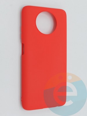 Накладка силиконовая Soft Touch ультратонкая для Xiaomi Redmi Note 9T красная - фото 46327