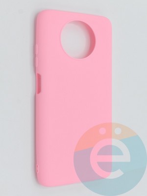 Накладка силиконовая Soft Touch ультратонкая для Xiaomi Redmi Note 9T розовая - фото 46328