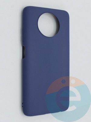 Накладка силиконовая Soft Touch ультратонкая для Xiaomi Redmi Note 9T синяя - фото 46329