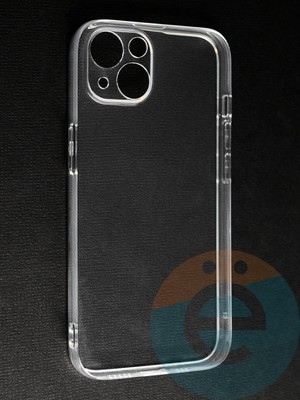 Накладка силиконовая 1.5 mm на Apple iPhone 13 прозрачная - фото 46585