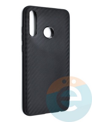 Накладка карбон для Huawei P-Smart 2019/Honor 10 Lite черная - фото 46632