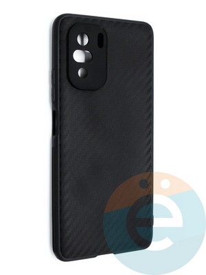 Накладка карбон для Poco F3 черная - фото 46637