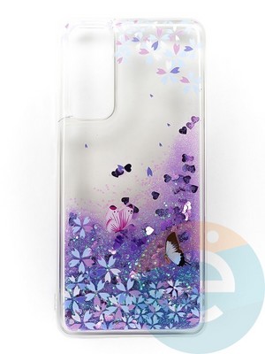 Накладка Переливашка на Huawei P-Smart 2021/Honor 10X Lite бабочки - фото 47322