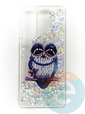 Накладка Переливашка на Huawei P-Smart 2021/Honor 10X Lite сова - фото 47324