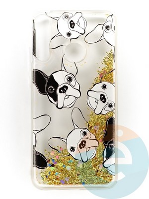 Накладка Переливашка на Huawei Y7P/P 40 Lite E/Honor 9C бульдожек - фото 47348