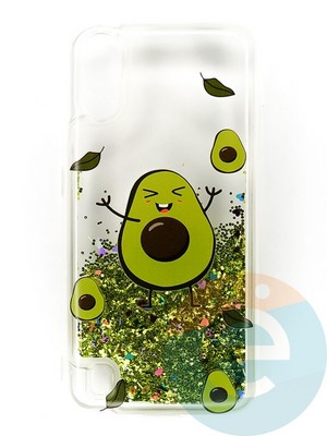 Накладка Переливашка на Samsung Galaxy A01 авокадо - фото 47371