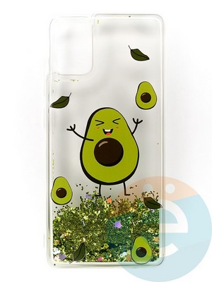 Накладка Переливашка на Samsung Galaxy A51 авокадо - фото 47391