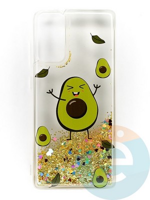 Накладка Переливашка на Samsung Galaxy S20FE авокадо - фото 47401