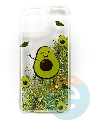 Накладка Переливашка на Xiaomi Mi 11 Lite авокадо - фото 47406