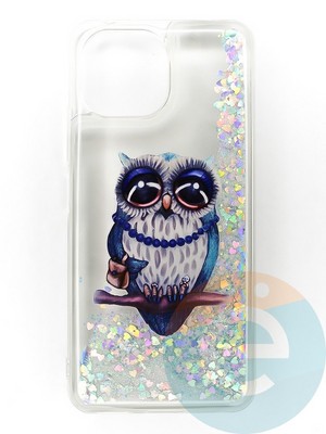 Накладка Переливашка на Xiaomi Mi 11 Lite сова - фото 47409