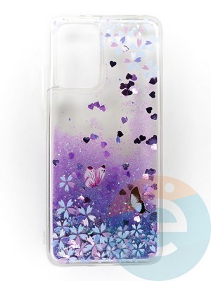 Накладка Переливашка на Xiaomi Redmi 10 бабочки - фото 47412