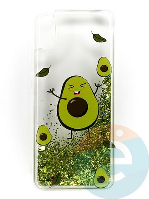 Накладка Переливашка на Xiaomi Redmi 9A авокадо - фото 47421