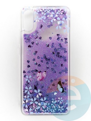 Накладка Переливашка на Xiaomi Redmi 9A бабочки - фото 47422