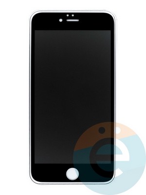 Защитное стекло Антишпион для Apple iPhone 6/6s Plus черное - фото 47665