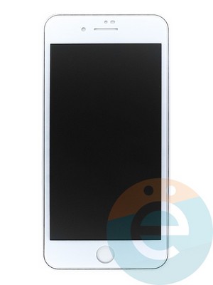 Защитное стекло Антишпион для Apple iPhone 7/8 Plus белое - фото 47668