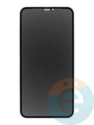 Защитное стекло Антишпион для Apple iPhone XR/11 черное - фото 47672