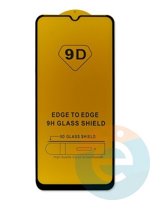 Защитное стекло 9D с полной проклейкой на Realme C11/C3 черное - фото 47684