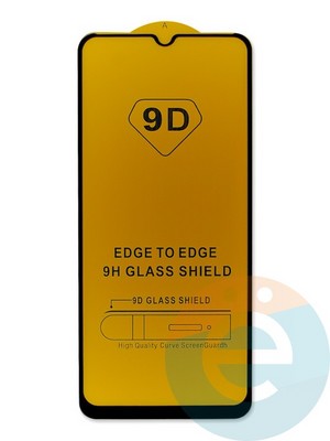 Защитное стекло 9D с полной проклейкой на Realme C15 черное - фото 47685