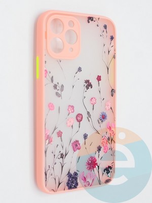 Накладка пластиковая с картинкой для Apple iPhone 11 Pro розовая - фото 47820