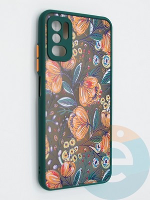 Накладка пластиковая с картинкой для Poco M3 Pro/Redmi Note 10 5G зеленая - фото 47913