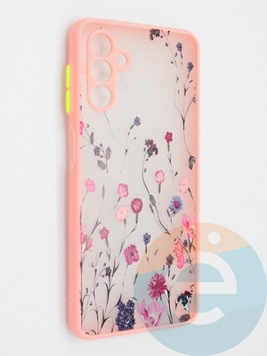 Накладка пластиковая с картинкой для Samsung Galaxy A13 4G розовая - фото 47936