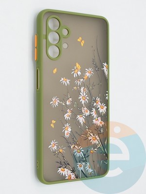 Накладка пластиковая с картинкой для Samsung Galaxy A13 4G хаки - фото 47938