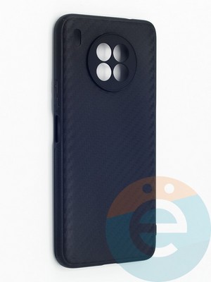 Накладка карбон для Huawei Honor 50 Lite черная - фото 48251